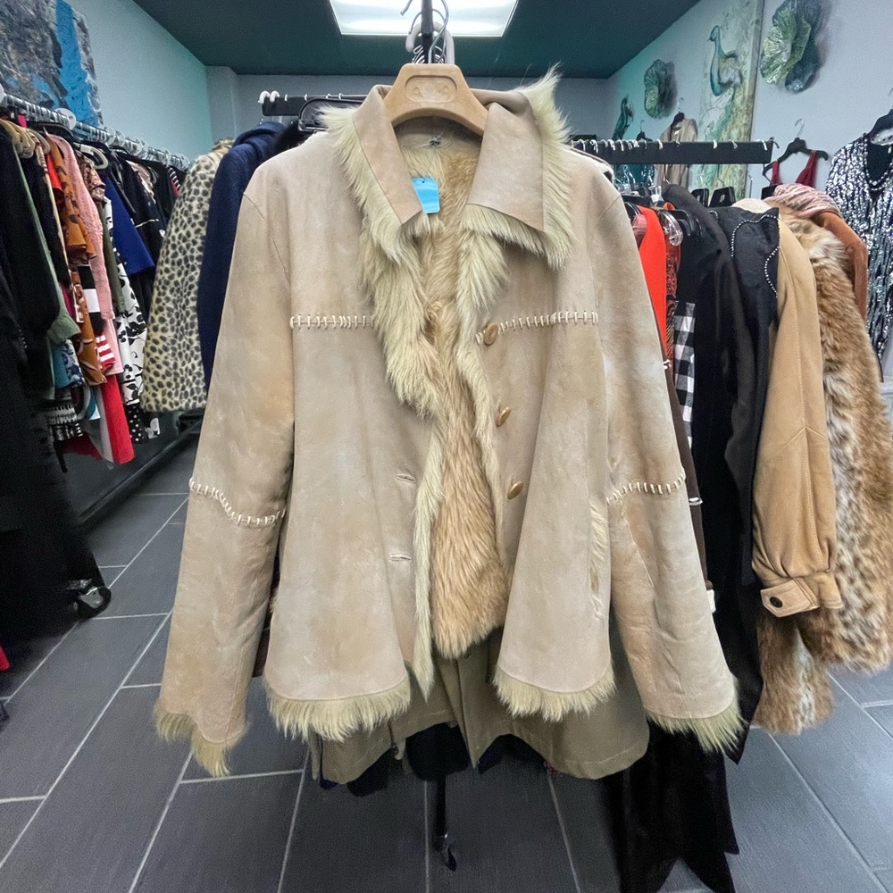 Genuine Goat Fur/Skin Jacket - image 1